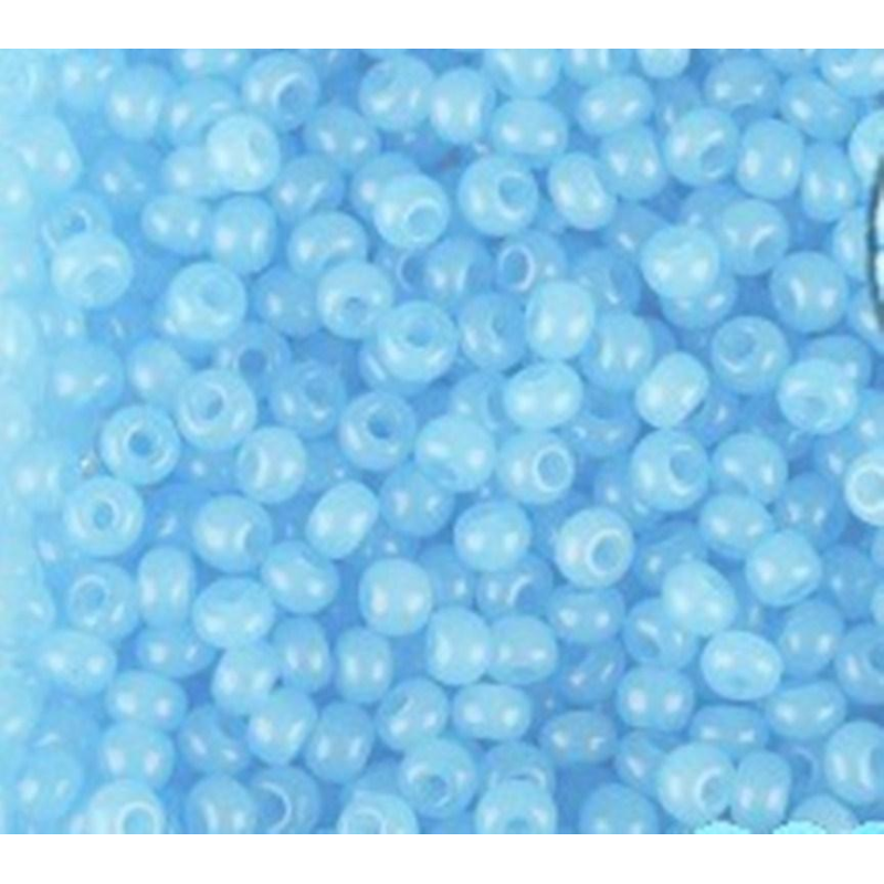 02634 бісер №10 Preciosa (Чехія) 5 грамів. Алебастровий