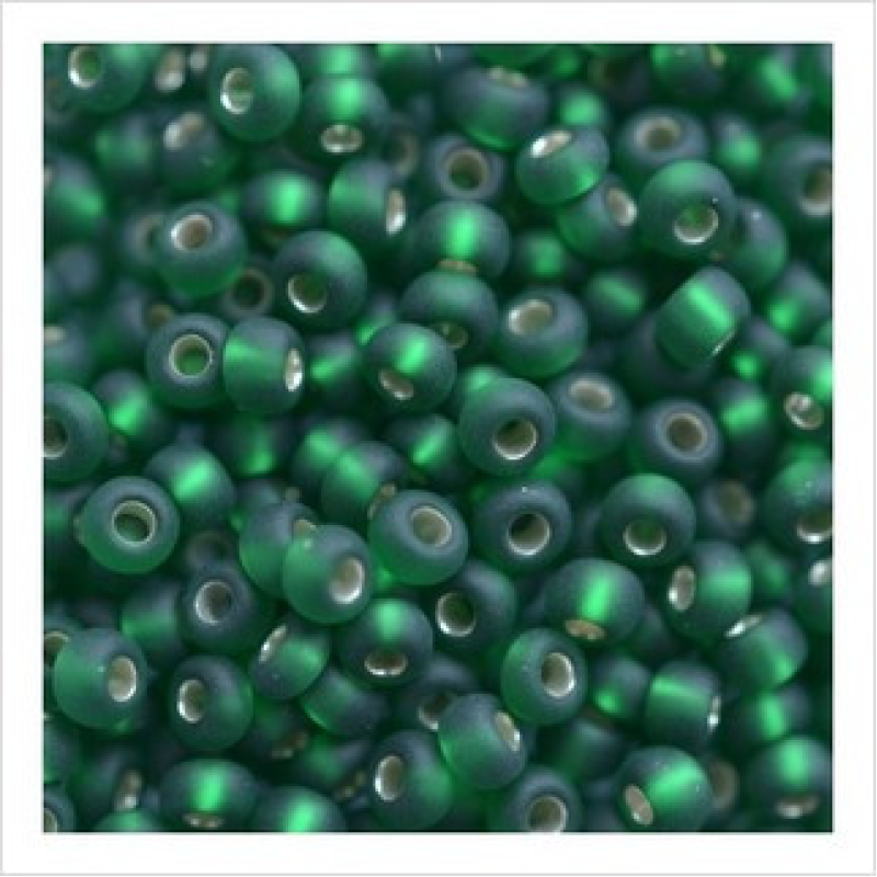 254-10/0-57060 Бісер Чехія (матовий з блискучою серединкою), упаковка 50 грамів