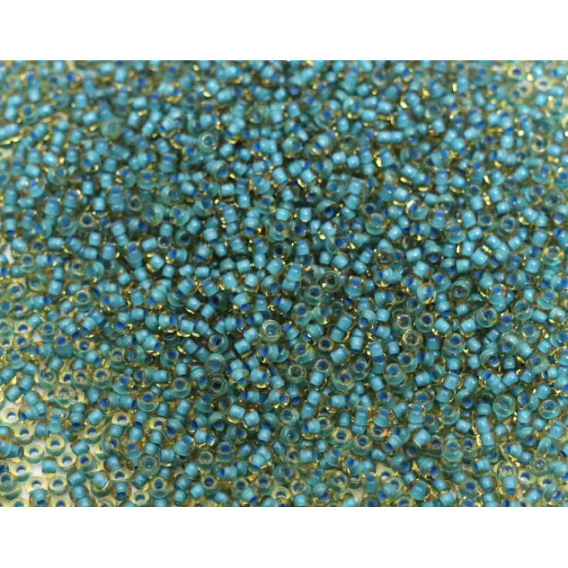 11037 бісер №10 Preciosa (Чехія) 5 грамів. Прозорий профарбований