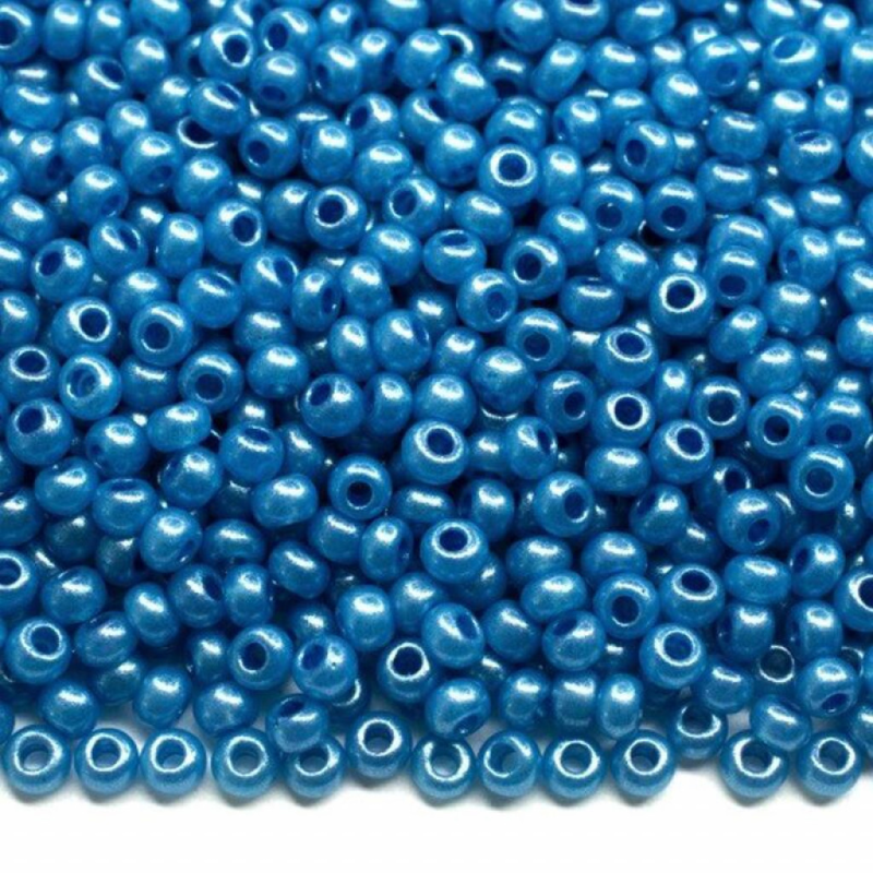 17736 бісер №10 Preciosa (Чехія) 5 грамів. Перламутровий