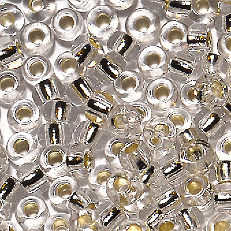 301-10/0-78102 Бісер Чехія (блискучий, сріблястий), упаковка 50 грамів