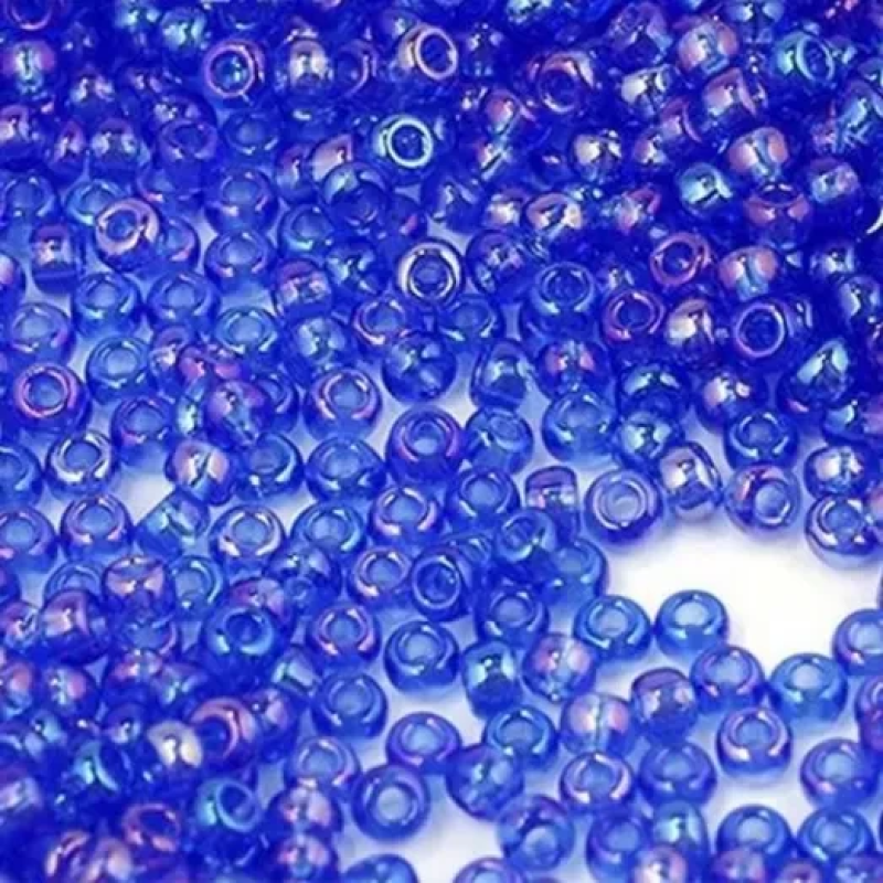 31030 бісер №10 Preciosa (Чехія) 5 грамів. Глазурований райдужний