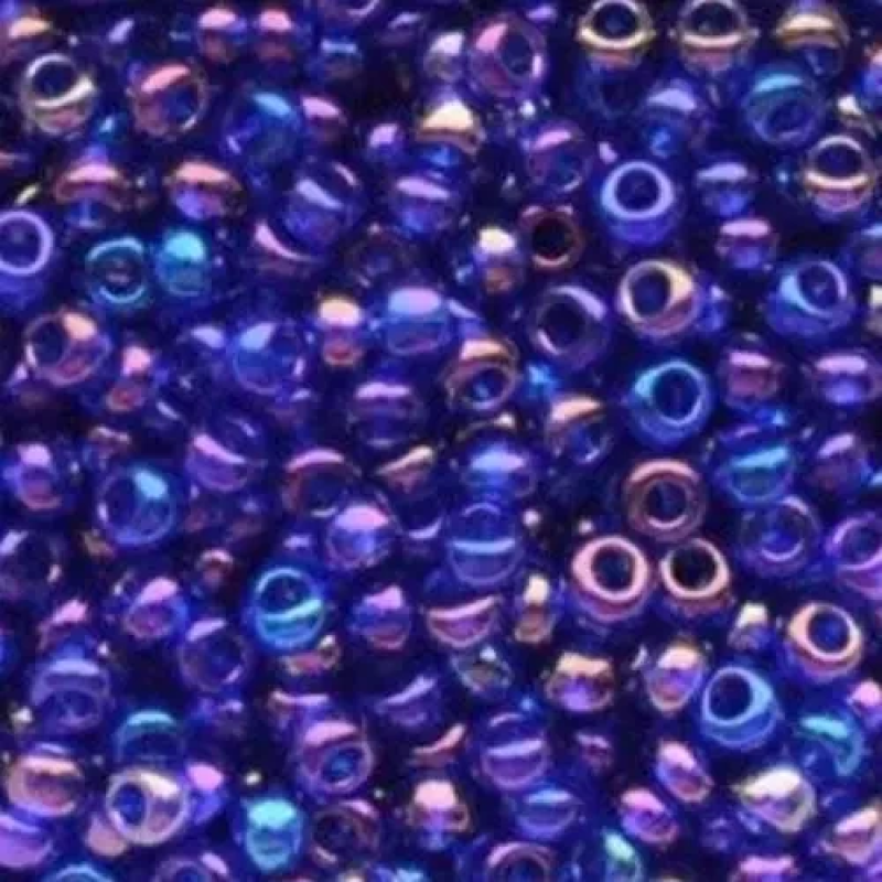 31100 бісер №10 Preciosa (Чехія) 5 грамів. Глазурований райдужний