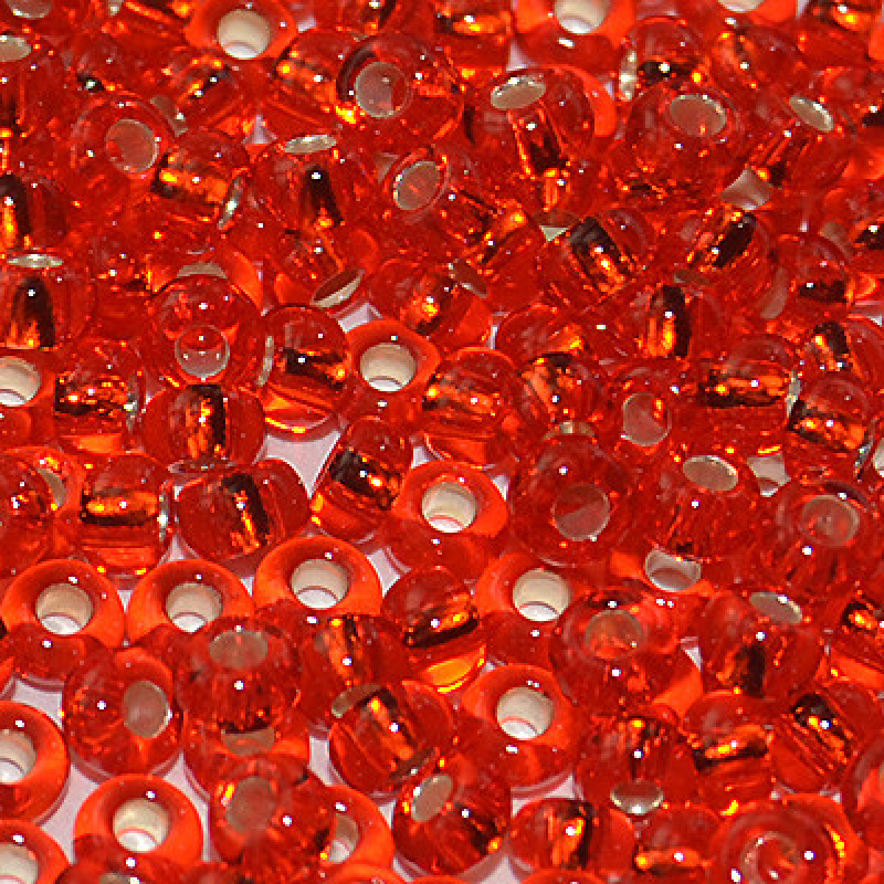 305-10/0-97050 Бісер Чехія (блискучий, червоний), упаковка 50 грамів