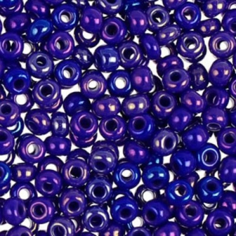 34050 бісер №10 Preciosa (Чехія) 5 грамів. Перламутровий райдужний