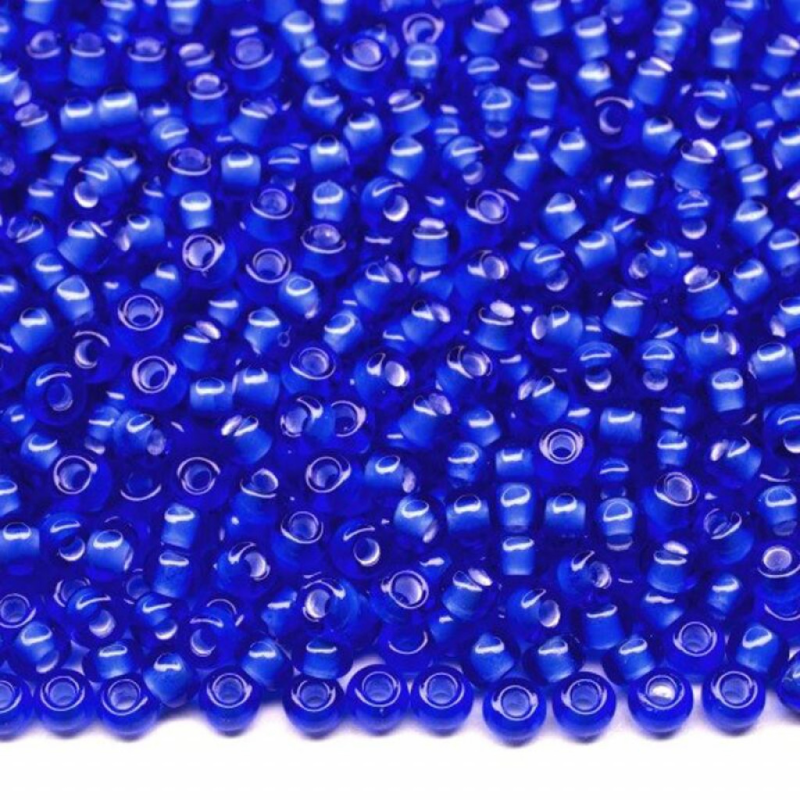 35056 бісер №10 Preciosa (Чехія) 5 грамів. Прозорий профарбований