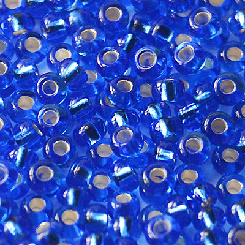 37050 бісер №10 Preciosa (Чехія) 5 грамів. Блискучий із срібною серединкою 37050 бісер №10 Preciosa (Чехія) 5 грамів. Блискучий із срібною серединкою