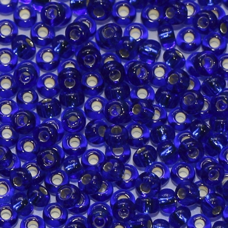 37080 бісер №10 Preciosa (Чехія) 5 грамів. Блискучий із срібною серединкою 37080 бісер №10 Preciosa (Чехія) 5 грамів. Блискучий із срібною серединкою