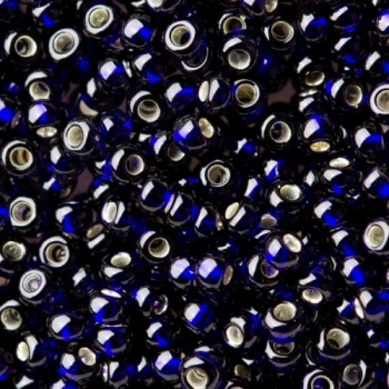 37110 бісер №10 Preciosa (Чехія) 5 грамів. Блискучий із срібною серединкою 37110 бісер №10 Preciosa (Чехія) 5 грамів. Блискучий із срібною серединкою