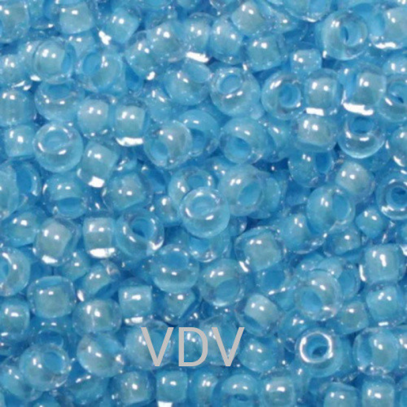 38134 бісер №10 Preciosa (Чехія) 5 грамів. Прозорий профарбований