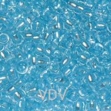 38236 бісер №10 Preciosa (Чехія) 5 грамів. Прозорий з перламутровим профарбуванням