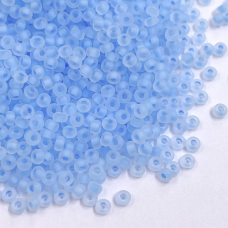 38332 matt бісер №10 Preciosa (Чехія) 5 грамів. Прозорий матовий профарбований