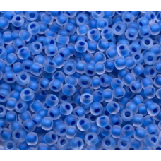 38338 matt бісер №10 Preciosa (Чехія) 5 грамів. Прозорий матовий профарбований