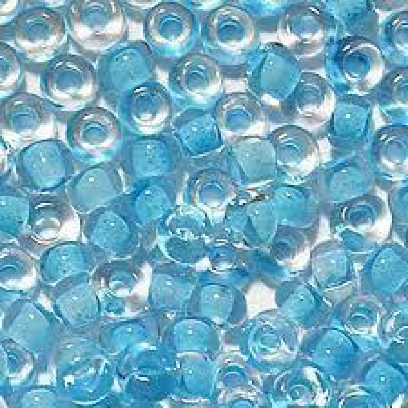 38362 бісер №10 Preciosa (Чехія) 5 грамів. Прозорий профарбований