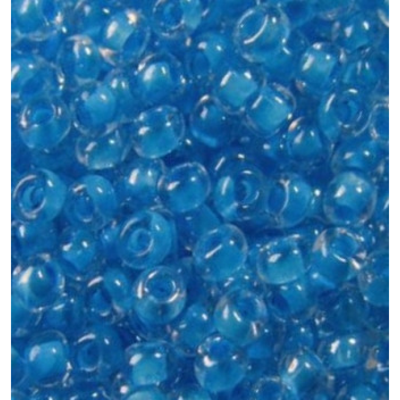 38665 бісер №10 Preciosa (Чехія) 5 грамів. Прозорий профарбований