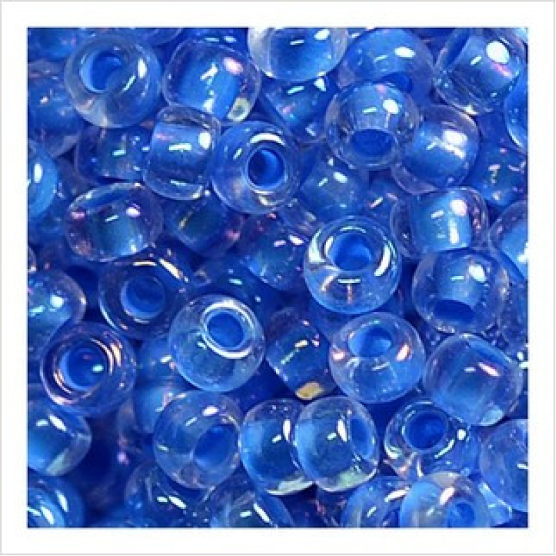 58536 бісер №10 Preciosa (Чехія) 5 грамів. Профарбоаний райдужний