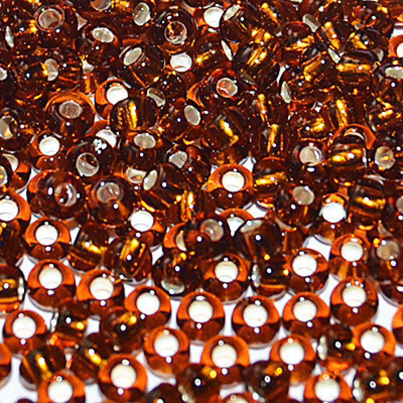 314-10/0-17110 Бісер Чехія (блискучий, коричневий), упаковка 50 грамів