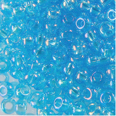 61010 бісер №10 Preciosa (Чехія) 5 грамів. Глазурований райдужний