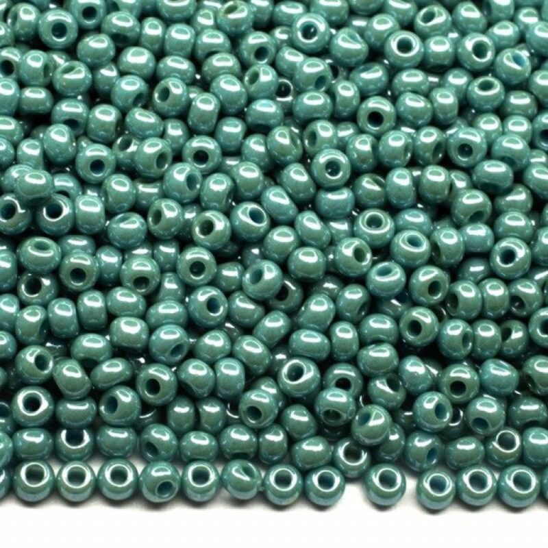 63021 бісер №10 Preciosa (Чехія) 5 грамів. Перламутровий люкс