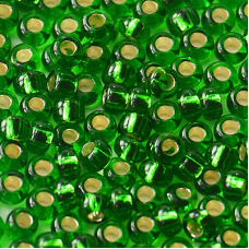 317-10/0-57120 Бісер Чехія (блискучий, зелений), упаковка 50 грамів 317-10/0-57120 Бісер Чехія (блискучий, зелений), упаковка 50 грамів
