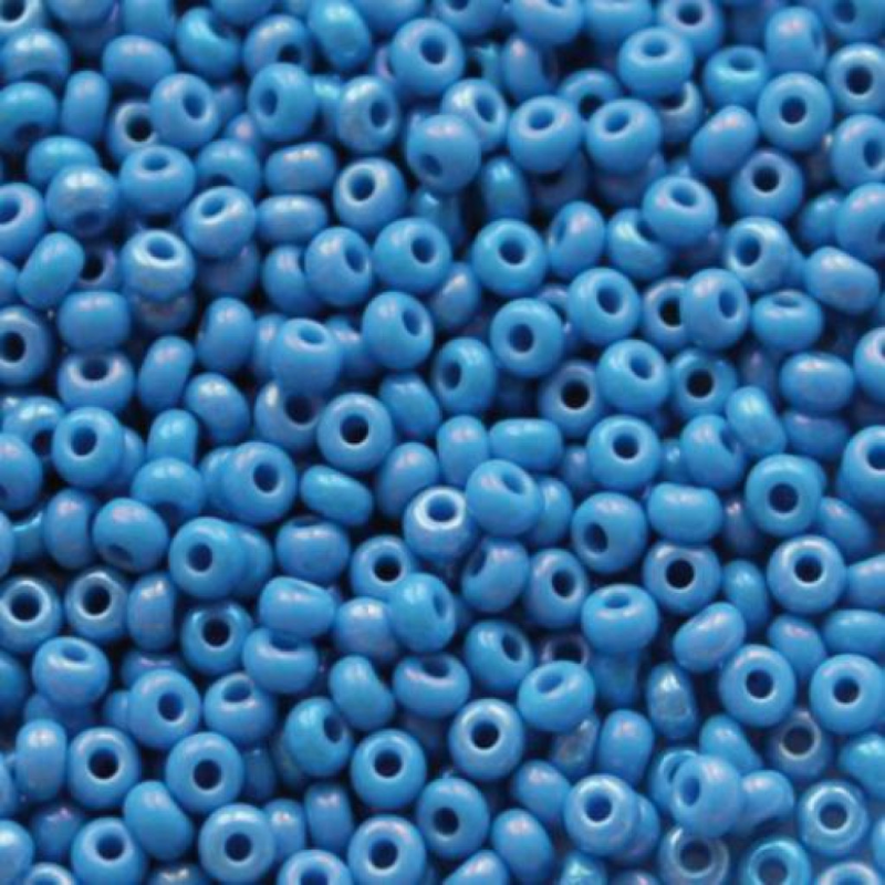 64080 бісер №10 Preciosa (Чехія) 5 грамів. Перламутровий райдужний 64080 бісер №10 Preciosa (Чехія) 5 грамів. Перламутровий райдужний