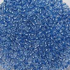 68236 бісер №10 Preciosa (Чехія) 5 грамів. Прозорий з перламутровой серединкой