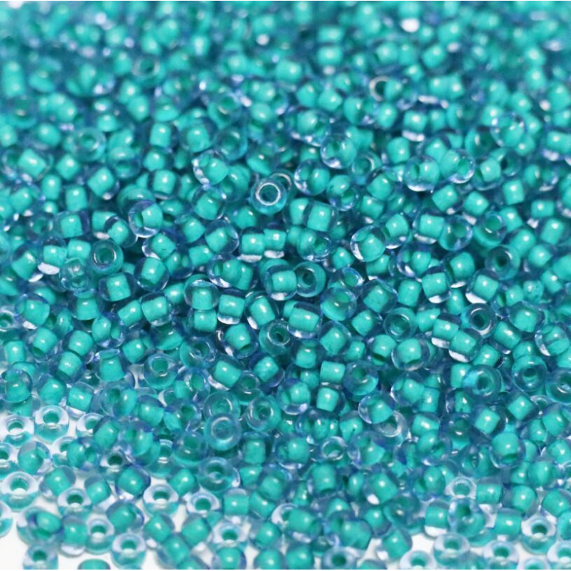 80358 бісер №10 Preciosa (Чехія) 5 грамів. Прозорий профарбований