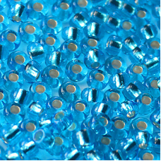 325-10/0-67030 Бісер Чехія (блискучий, блакитний), упаковка 50 грамів 325-10/0-67030 Бісер Чехія (блискучий, блакитний), упаковка 50 грамів