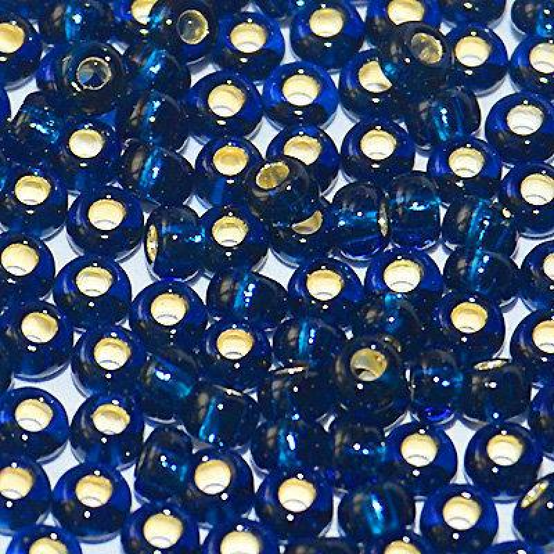327-10/0-67100 Бісер Чехія (блискучий, синій темний), упаковка 50 грамів