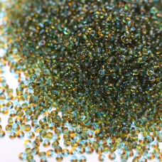 81761 бісер №10 Preciosa (Чехія) 5 грамів. Прозорий профарбований