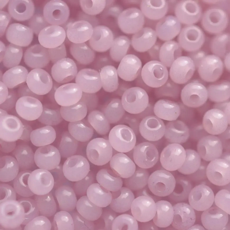 02295 бісер №10 Preciosa (Чехія) 5 грамів. Алебастровий