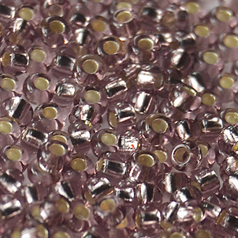 334-10/0-27010 Бісер Чехія (блискучий, аметистовий світлий), упаковка 50 грамів