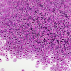 08728 matt бісер №10 Preciosa (Чехія) 5 грамів. Прозорий матовий неоновий