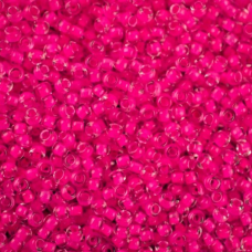 08777 бісер №10 Preciosa (Чехія) 5 грамів. Прозорий неоновий