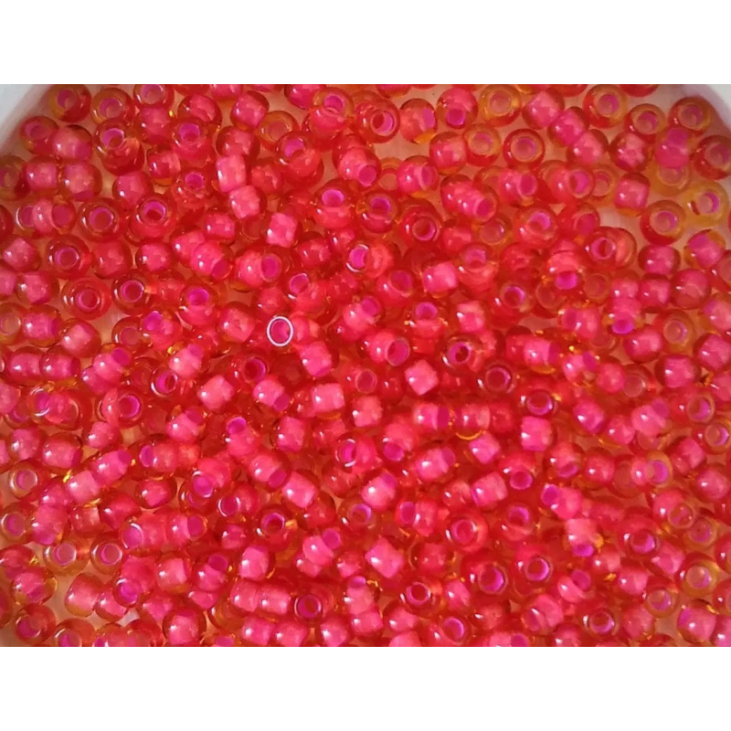 10095 бісер №10 Preciosa (Чехія) 5 грамів. Прозорий профарбований