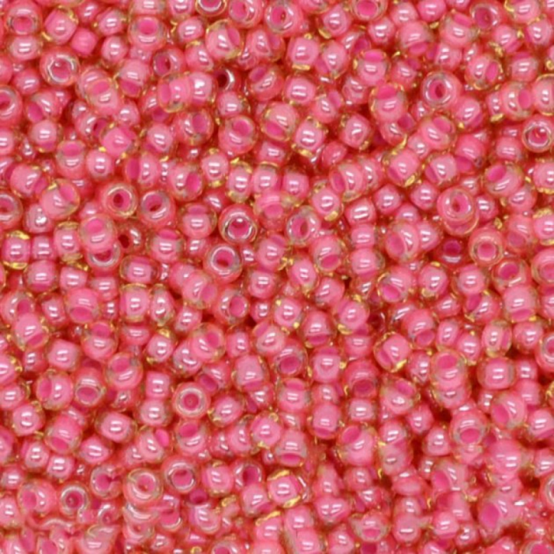 11028 бісер №10 Preciosa (Чехія) 5 грамів. Прозорий профарбований