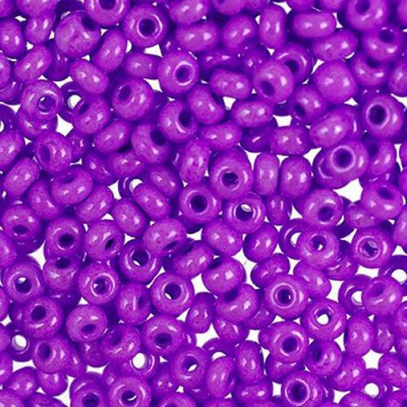 16128 бісер №10 Preciosa (Чехія) 5 грамів. Алебастровий перламутровий