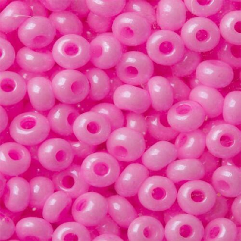 16173 бісер №10 Preciosa (Чехія) 5 грамів. Алебастровий перламутровий