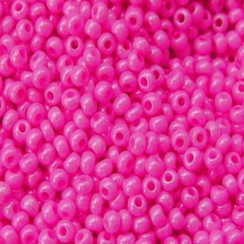 16177 бісер №10 Preciosa (Чехія) 5 грамів. Алебастровий перламутровий