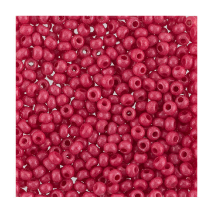 16198 бісер №10 Preciosa (Чехія) 5 грамів. Алебастровий перламутровий