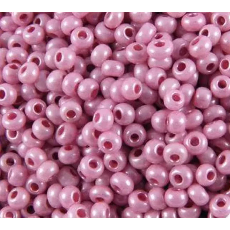 16798 бісер №10 Preciosa (Чехія) 5 грамів. Алебастровий перламутровий