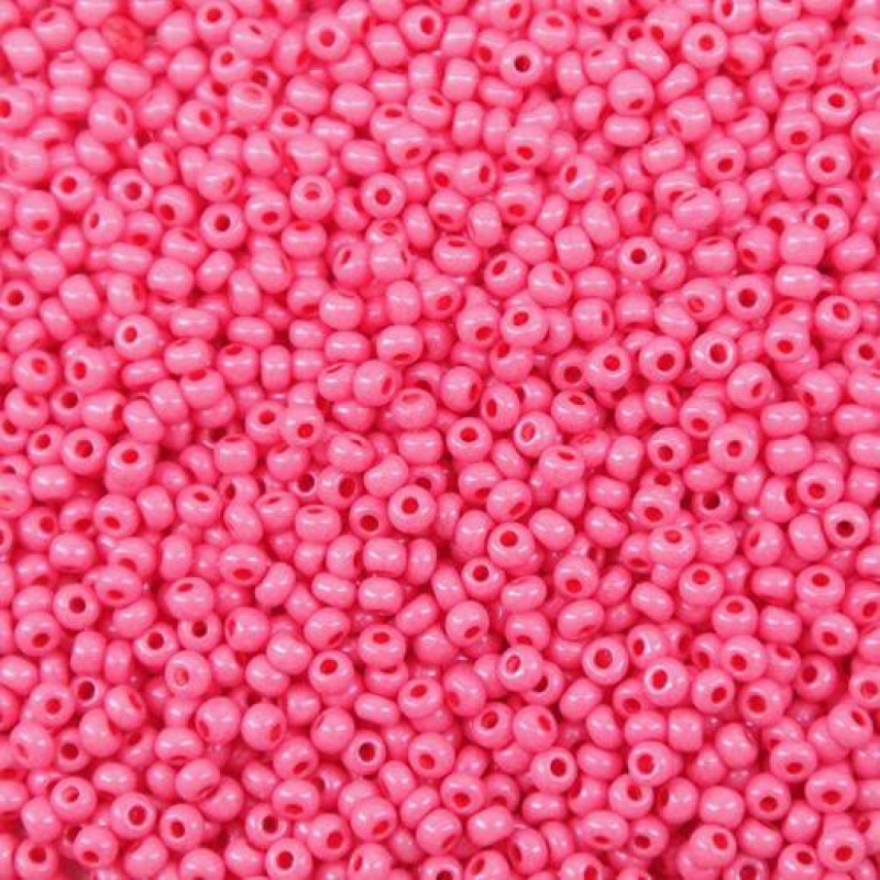 16998 бісер №10 Preciosa (Чехія) 5 грамів. Алебастровий перламутровий