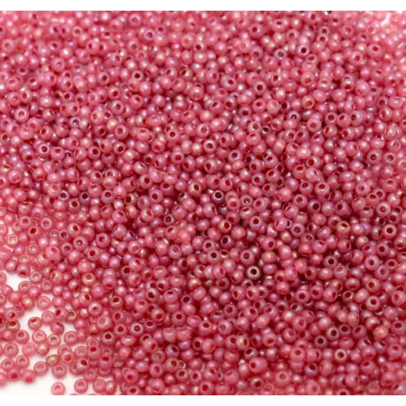 17498 бісер №10 Preciosa (Чехія) 5 грамів. Перламутровий райдужний