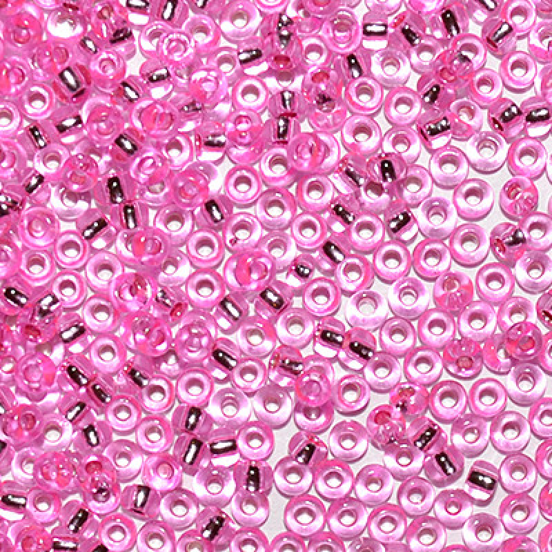 18275 бісер №10 Preciosa (Чехія) 5 грамів. Блискучий із срібною серединкою 18275 бісер №10 Preciosa (Чехія) 5 грамів. Блискучий із срібною серединкою