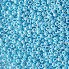 545-10/0-68020 Бісер Чехія (перламутровий, блакитний), упаковка 50 грамів