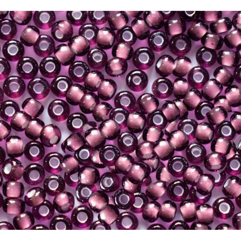 25066 бісер №10 Preciosa (Чехія) 5 грамів. Прозорий профарбований