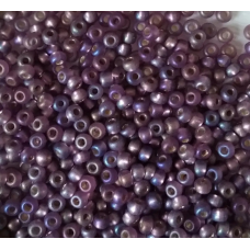 27019 matt бісер №10 Preciosa (Чехія) 5 грамів. Блискучий райдужний матовий