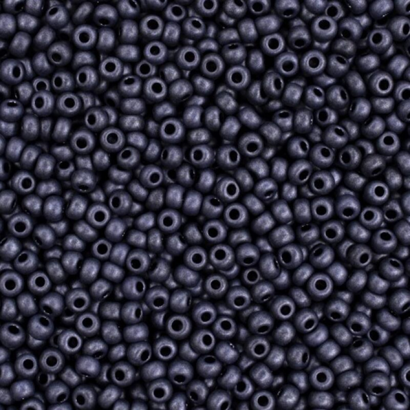 28928 matt бісер №10 Preciosa (Чехія) 5 грамів. Перламутровий матовий