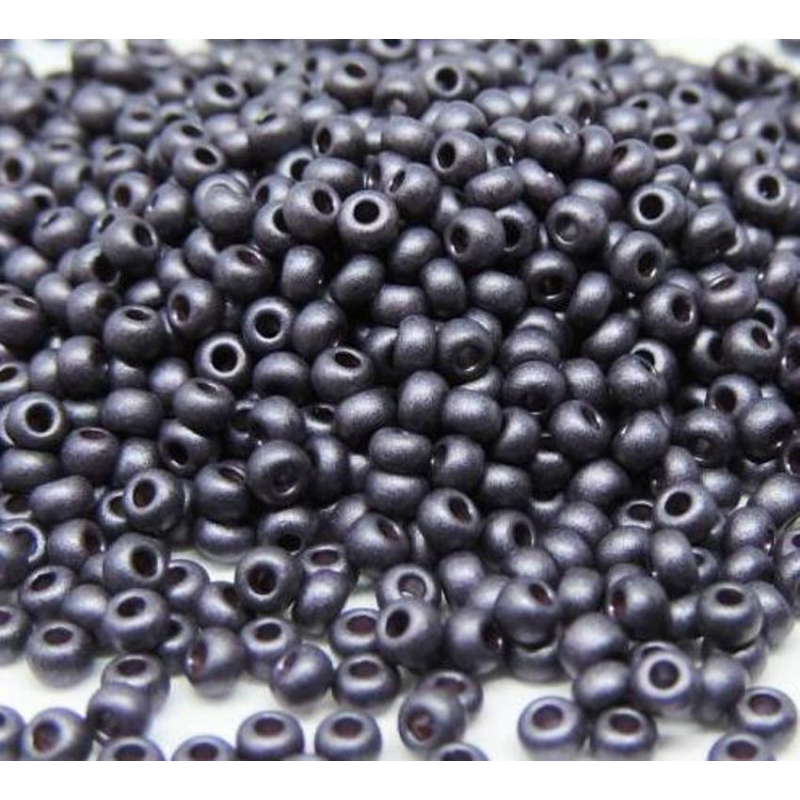 28999 matt бісер №10 Preciosa (Чехія) 5 грамів. Перламутровий матовий