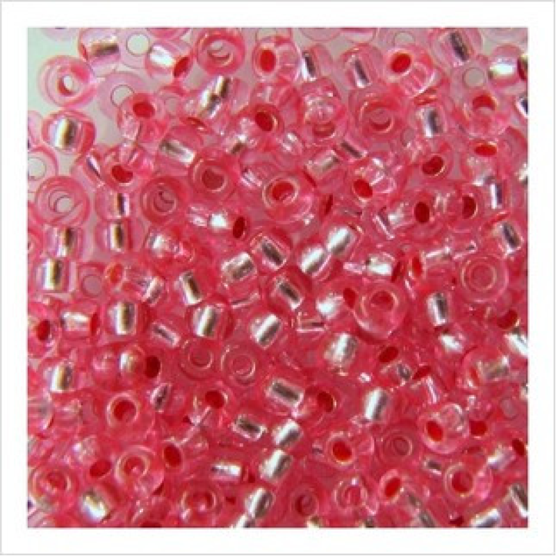 351-10/0-08275 Бісер Чехія (блискучий, рожевий світлий), упаковка 50 грамів